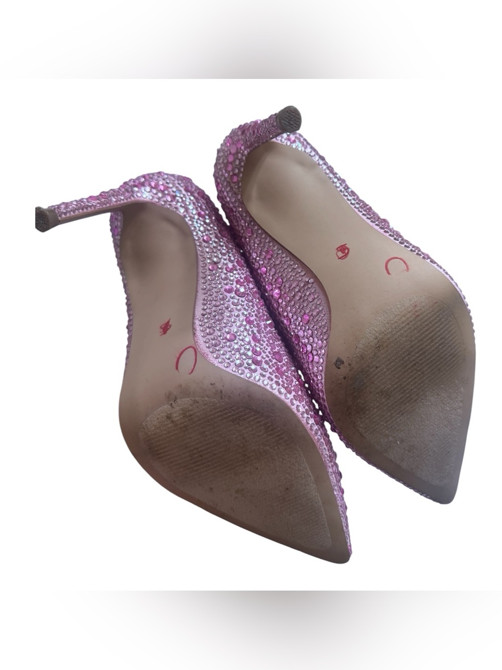 Steve Madden Lilac Crystal Pointed-Toe Stiletto Pumps - Picture 6 of 6